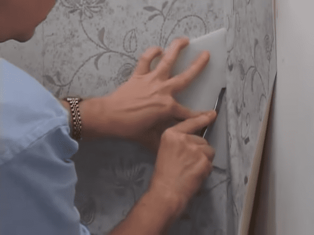 Hanging Wallpaper Around a Corner