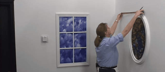 Measuring Between a Window and Wall for Wallpaper