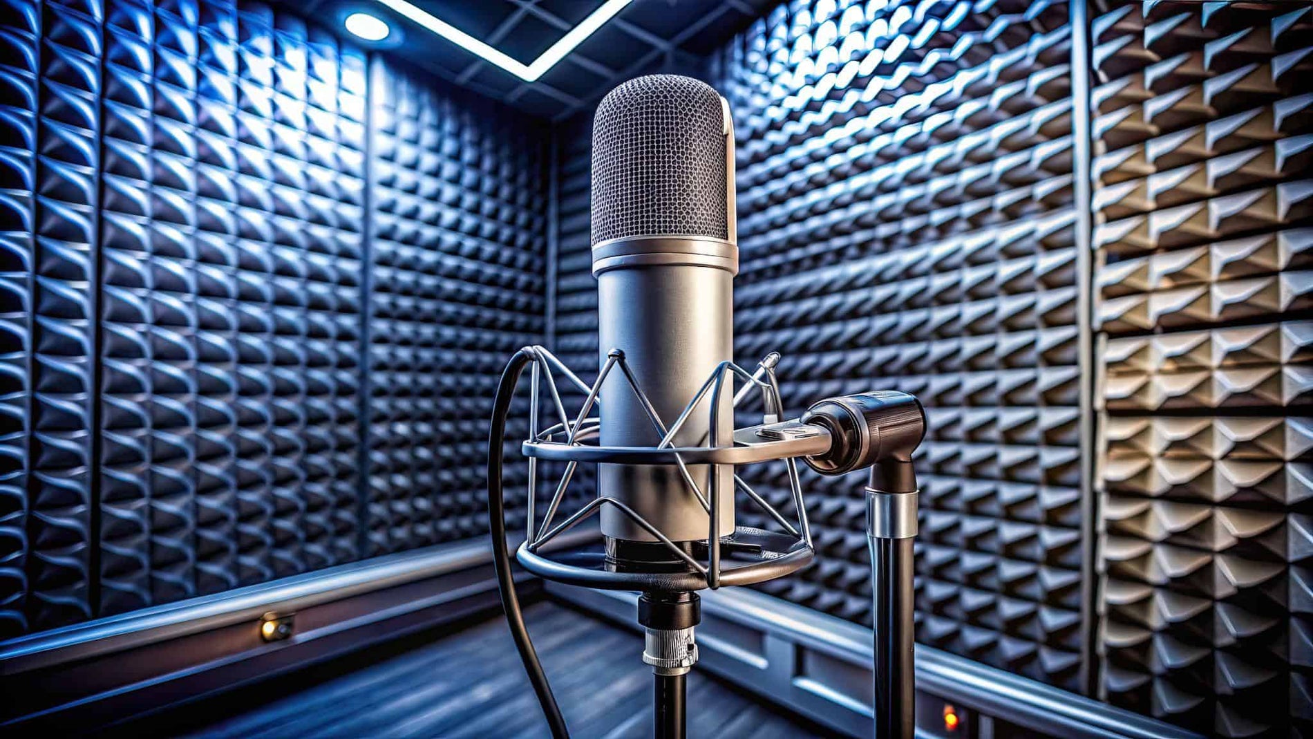 Sound booth with acoustic walls