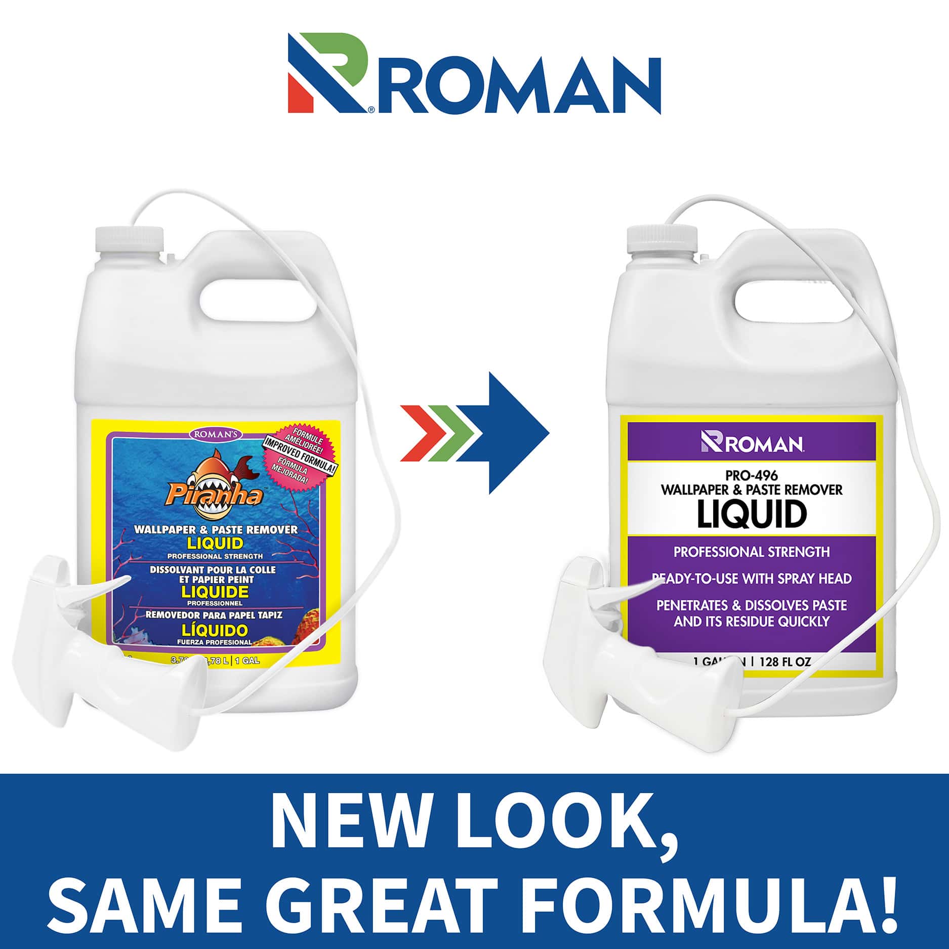 Piranha to ROMAN Liquid - 1-Gallon