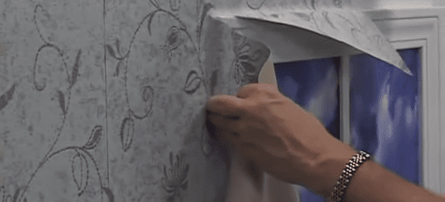 Installing Wallpaper around a Window