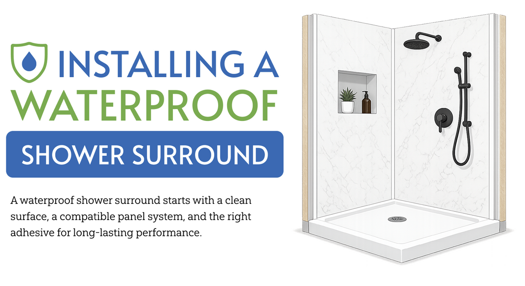 How to Install a Waterproof Shower Surround Cover Image