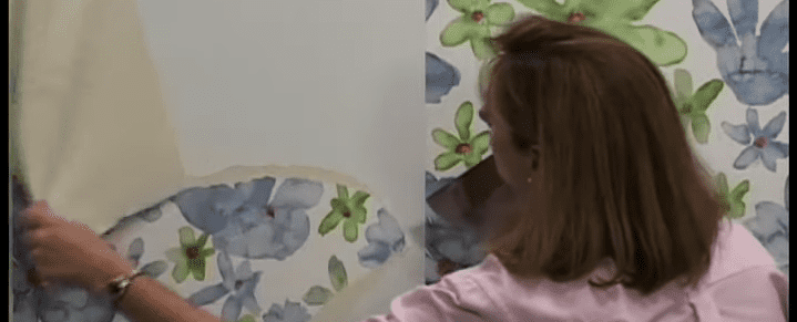 Removing vinyl wallpaper