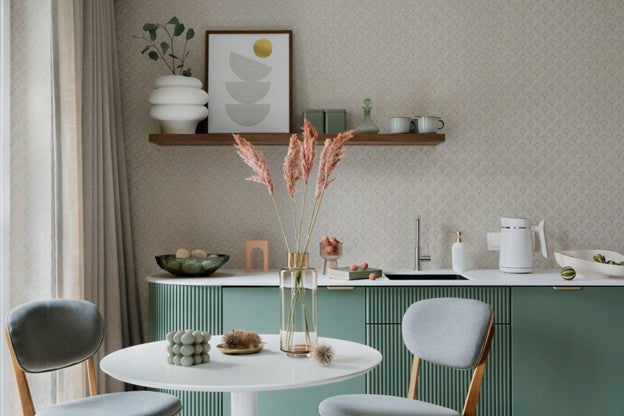 Wallpaper in a Kitchen