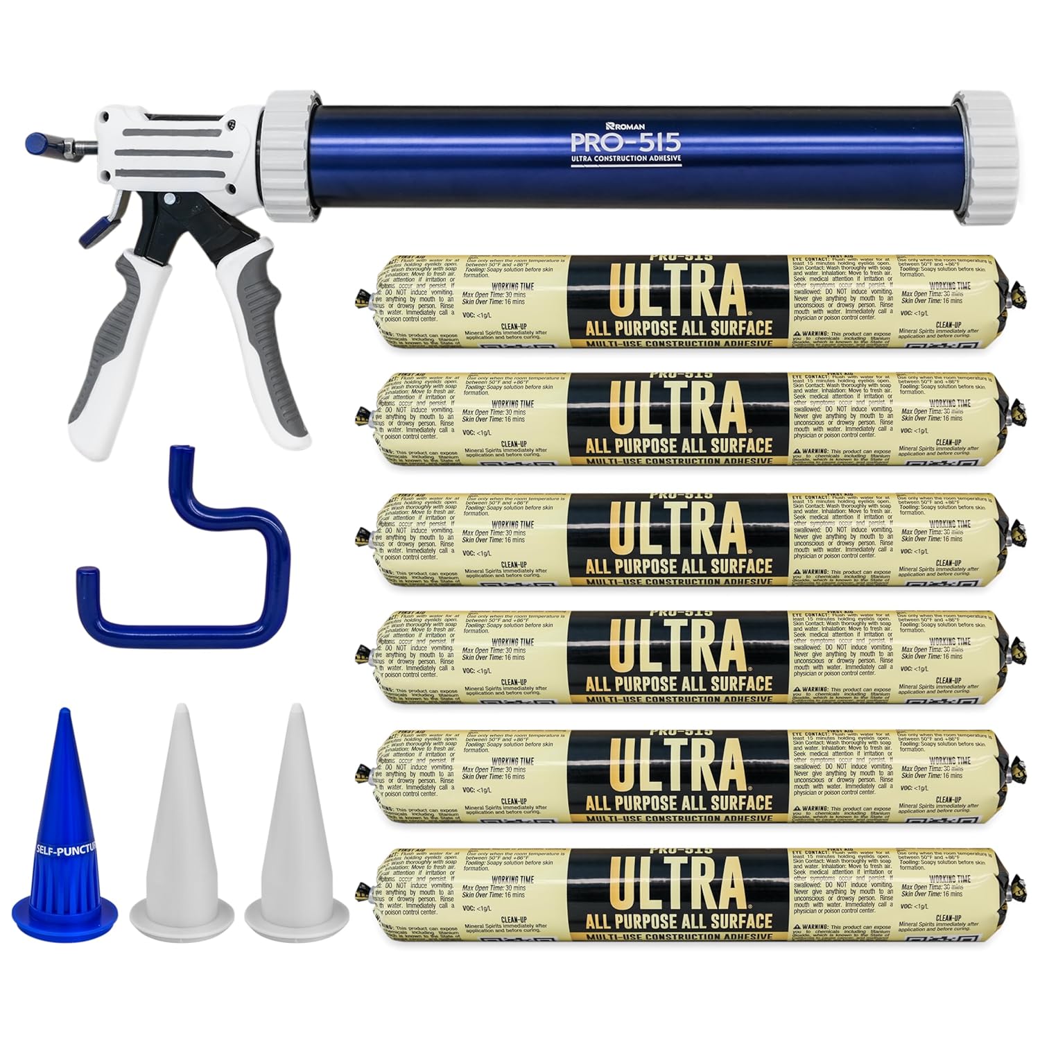 PRO-515 Ultra® All-Purpose, All-Surface Construction Adhesive Kit