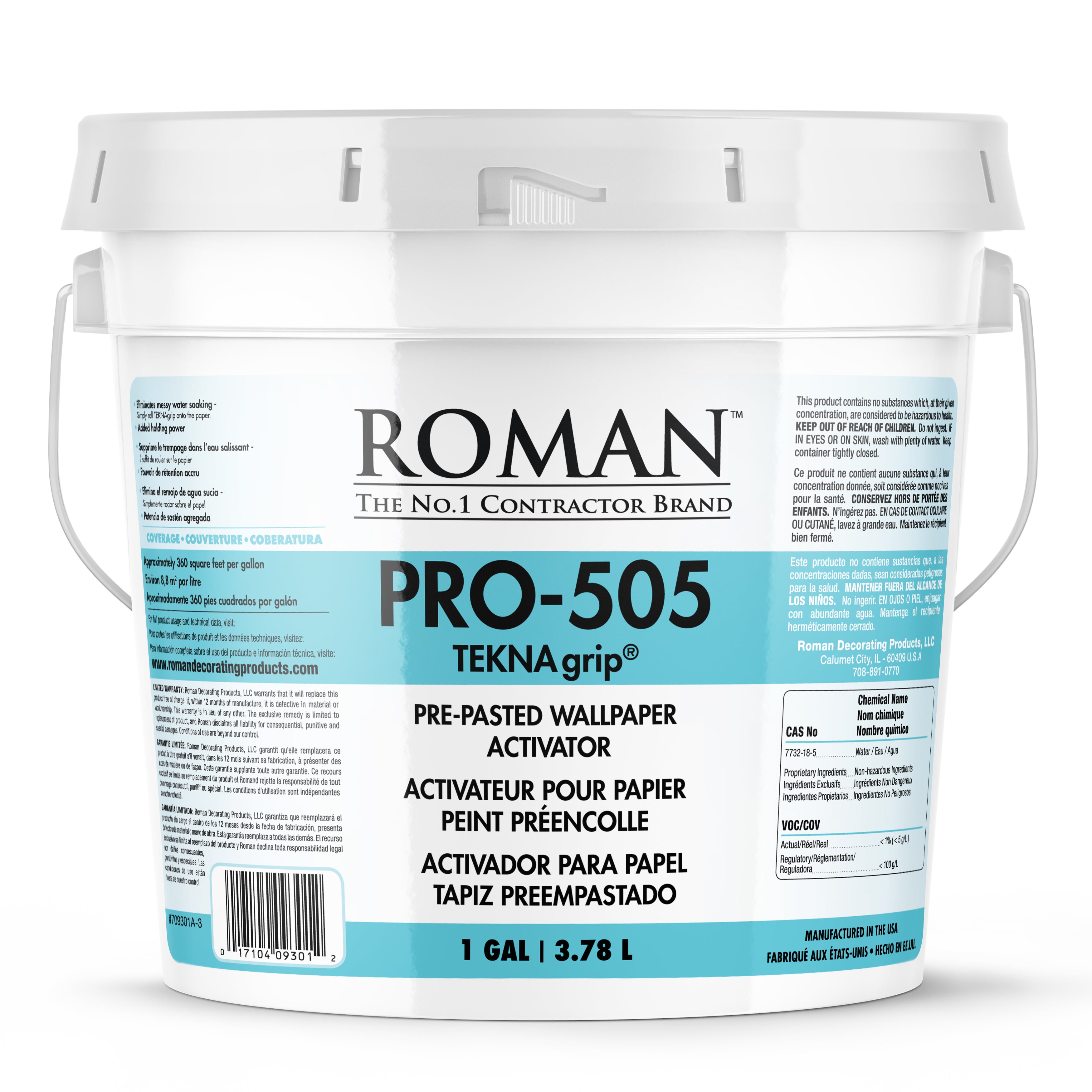 PRO-505 TEKNAgrip® Pre-Pasted Wallcovering Activator