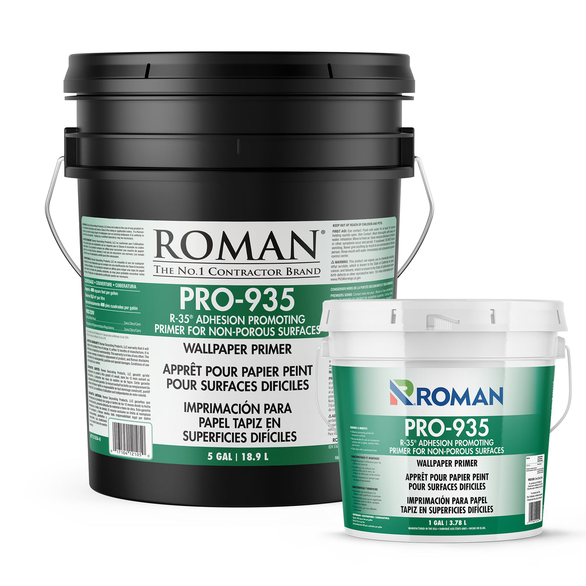 Roman Pro Rx 35 PRO-935 R-35® Adhesion Promoting Wallcovering Primer - ROMAN Products