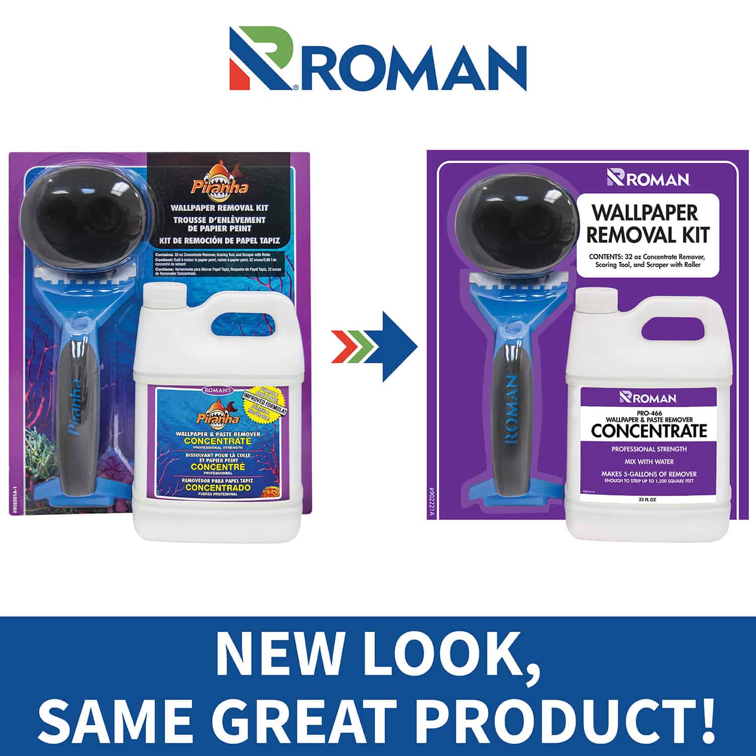 Piranha to ROMAN Removal Kit