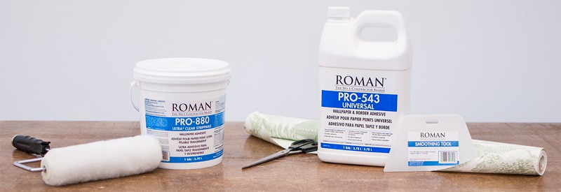 Universal Wallpaper Paste & Border Adhesive PRO-543 - ROMAN Products