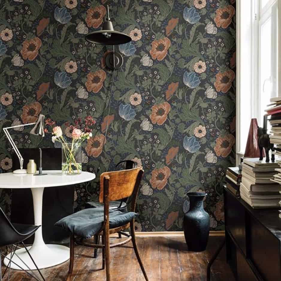 Floral Wallpaper Trend